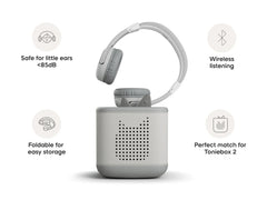 Bluetooth Headphones: Moon Gray